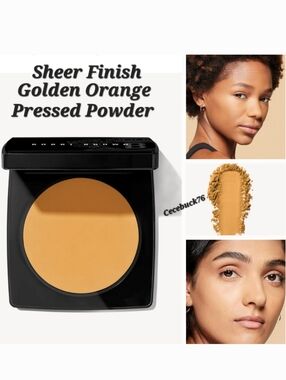 🌺Bobbi Brown Golden Orange Sheer Finish Pressed Powder Setting Powder